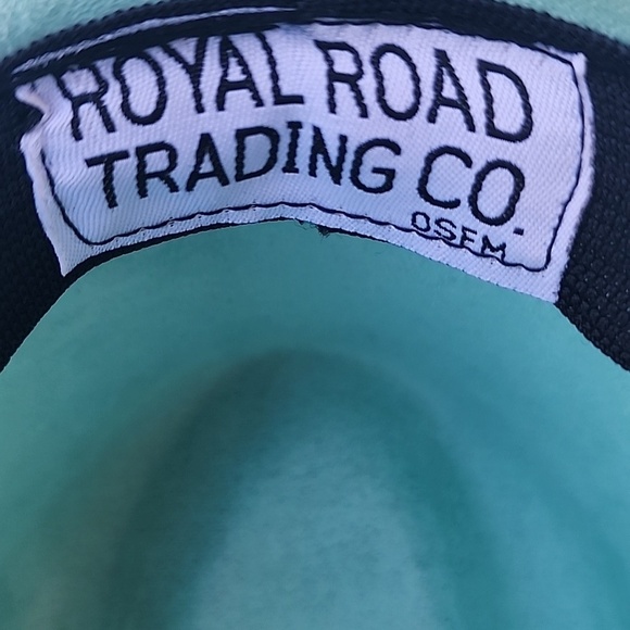 Royal Road Trading Company Teal Wide-Brim Suede Hat main image 4